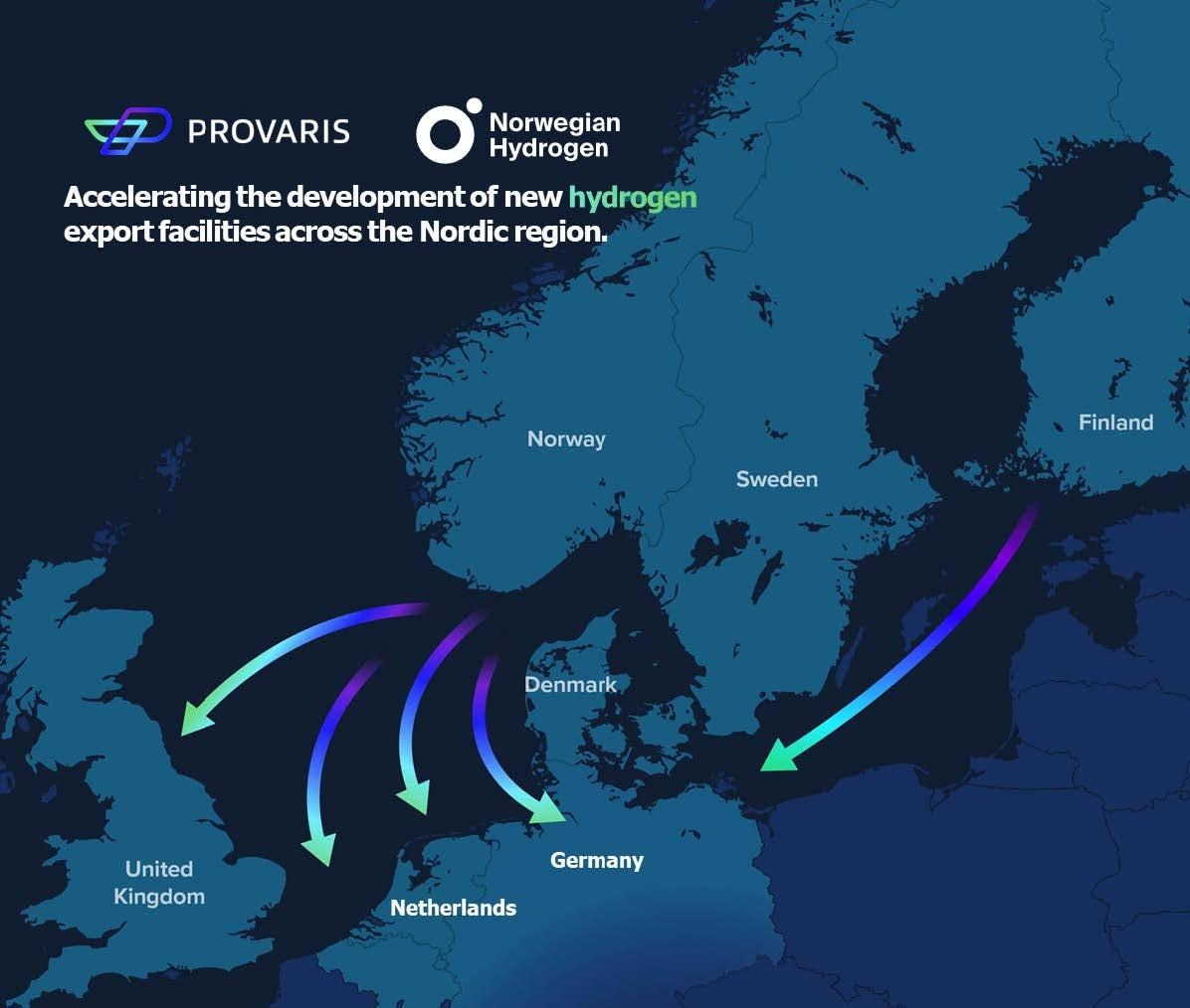 Norwegian Hydrogen and Provaris Energy Strengthen Ties to Accelerate Hydrogen Export Development in the Nordics