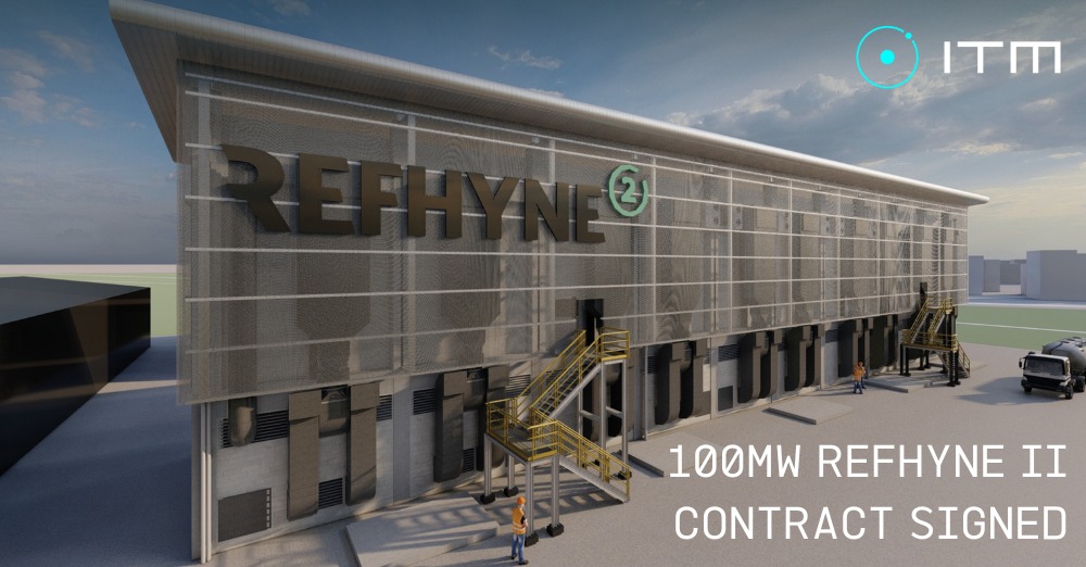 ITM Power Secures Major Contract for REFHYNE II Project to Advance Green Hydrogen Production in Germany