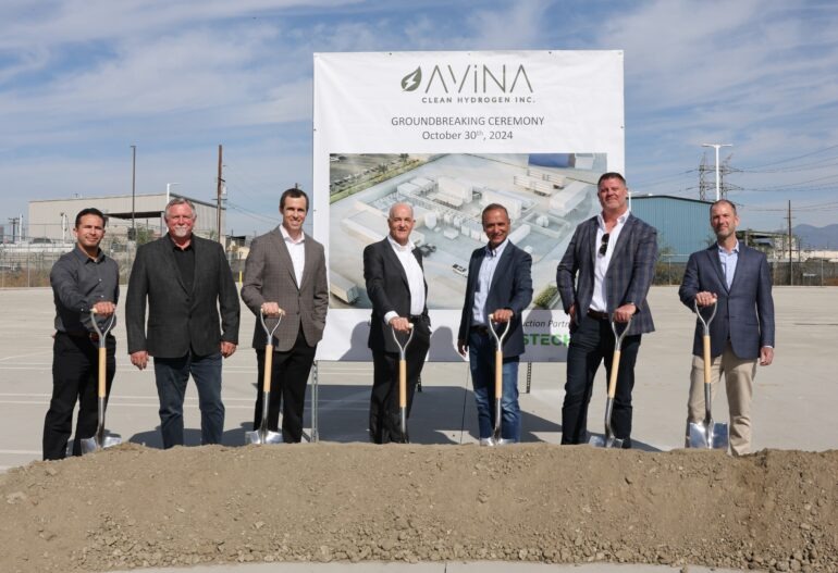 Avina Clean Hydrogen Breaks Ground on Landmark Green Hydrogen Facility in Southern California